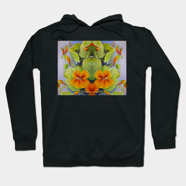 Nasty Nasturtium Monster Hoodie by Heatherian